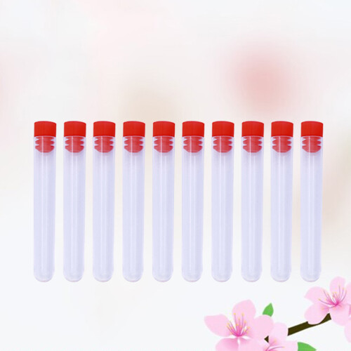 10 Pezzi Bottiglie 8,5 X 1,3 Cm Trasparenti Con 1