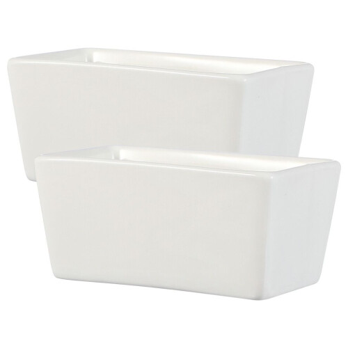 2 shallow ceramic sugar bowls for home café