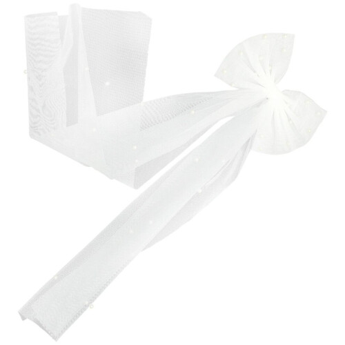 -veil for bride, short bow veil for
