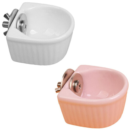 2 Keramiknäpfe für Tierfutter, für Haustiere