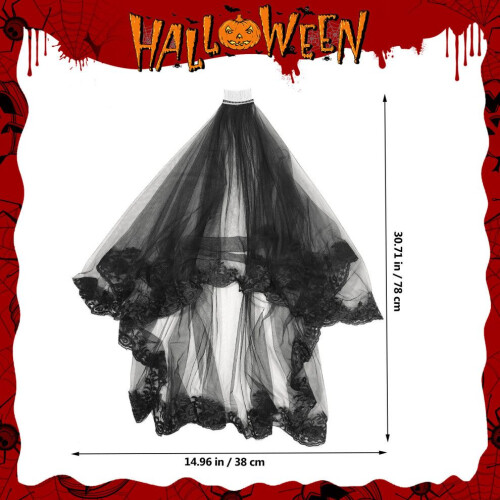 - Sluiercape dekbed Halloween kant 2