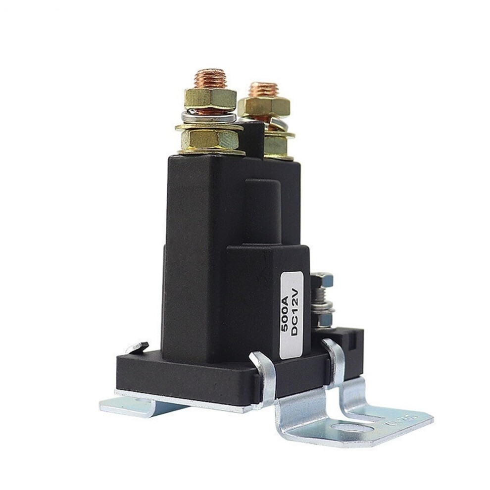 Car Relay Starter Solenoid Relay 500A 12V/24V 4-Terminal Auto Start Contactor Dual Battery Isolator Size 24V Start 9339159095331