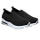 Schwarze Damen-Freizeitschuhe, gewebtes Mesh-Obermaterial, 1 Paar 1