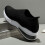 Schwarze Damen-Freizeitschuhe, gewebtes Mesh-Obermaterial, 1 Paar 5