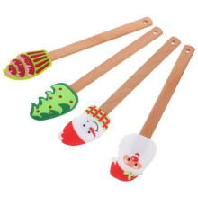 3er-Set Weihnachtscremespatel, flexibles Backzubehör