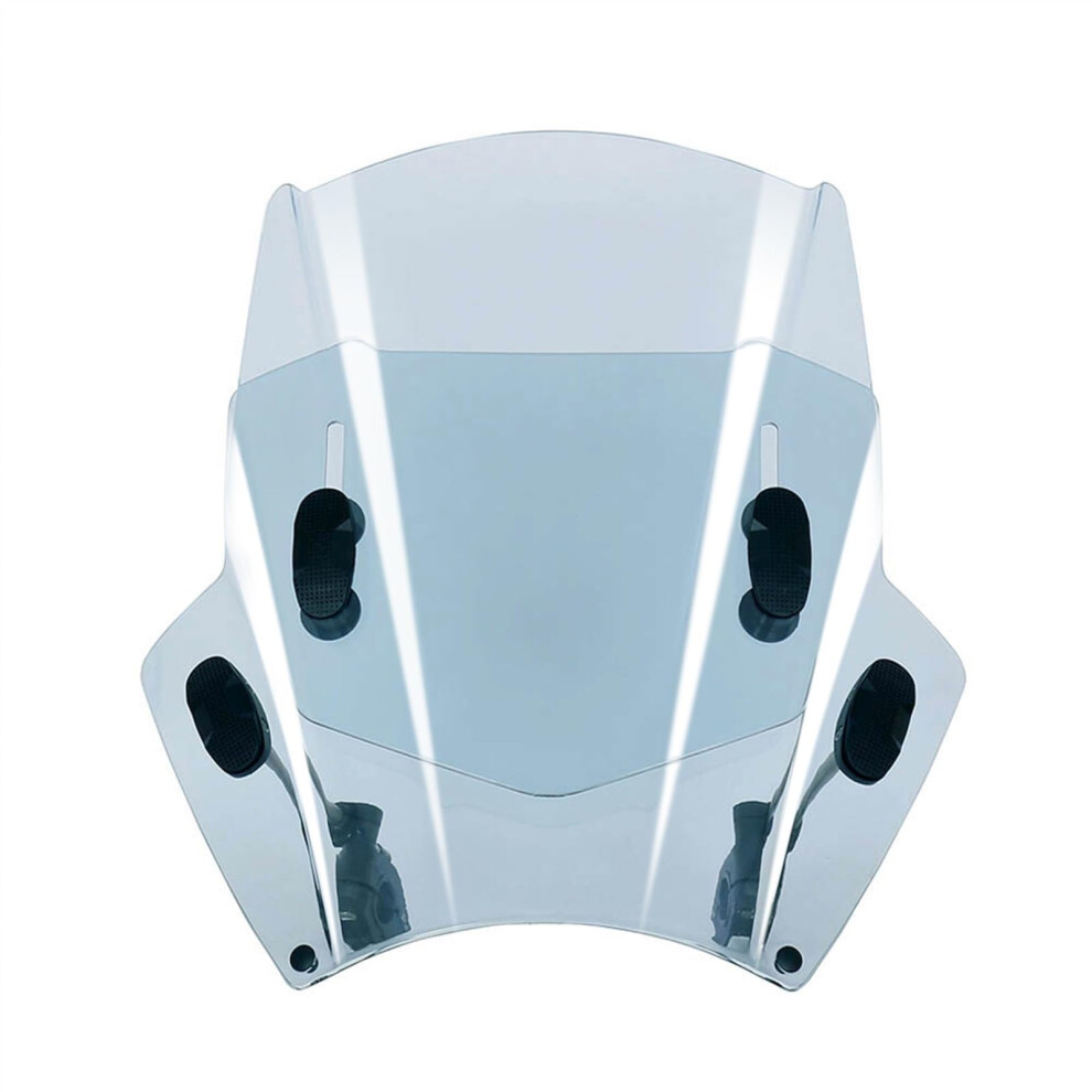 Universal Motorcycle Windscreen Windshield Adjustable Deflector For Cb500x Nc700x Nc750x Color 1 9339159096314
