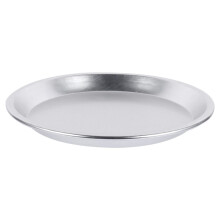 Silberne Pizzabackform 1 Für einfache Reinigung 22 x 22 cm