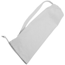 Eenvoudige, witte opbergtas voor yogamatten, draagbaar, voor mannen en vrouwen