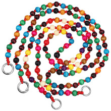2 Stück Handy-Lanyard-Schultergurt mit Holzperlen für Handy und Schlüssel