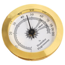 2 Stück mechanische runde Zigarrenhygrometer für Zigarrenhumidore