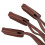 Artificial Leather Archery Glove Three Fingers Protector for Left/Right Hand 7