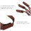 Artificial Leather Archery Glove Three Fingers Protector for Left/Right Hand 4