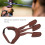 Artificial Leather Archery Glove Three Fingers Protector for Left/Right Hand 3