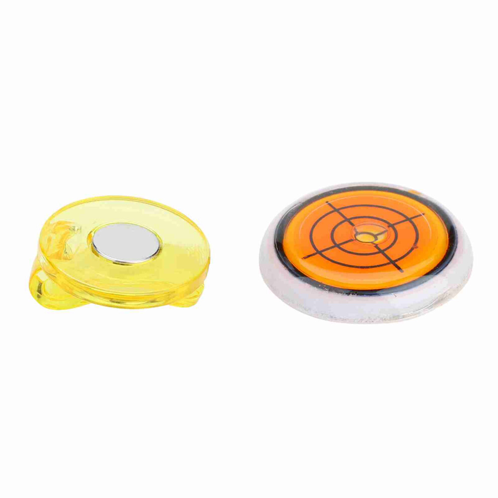 Plastic Golf Hat Clip with Magnetic Ball Marker Yellow-image-OPC-PMXJFX5-NEW