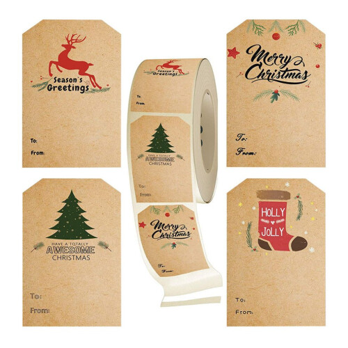 3 creatieve kerstcadeaustickers