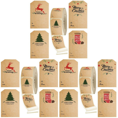 3 creatieve kerstcadeaustickers 1