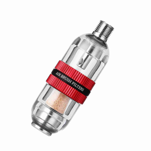 Wasserabscheider Sprühstiftfilter 68,5 mm Metall Schwarz/Rot