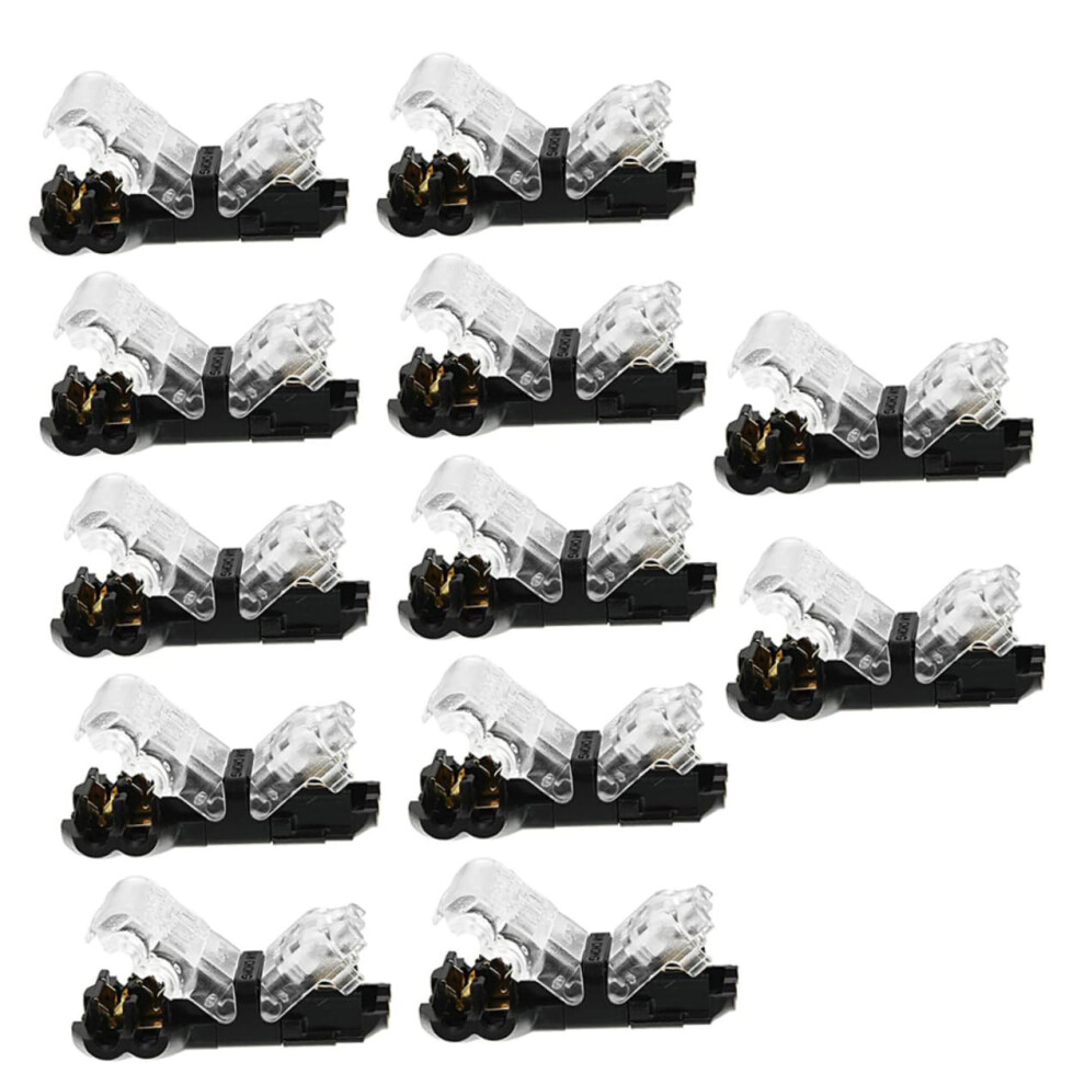 12Pcs Low Voltage Type Wiring Connector Pin Way Wire Connectors No Fast Safety Wire Splicer 9105992028252