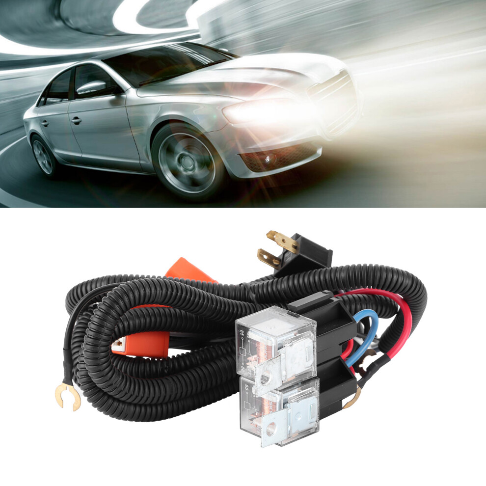 Solve Dimming Issues: 12V Head Booster Harness For 2Pcs Lights Dark/Light 7891360333173