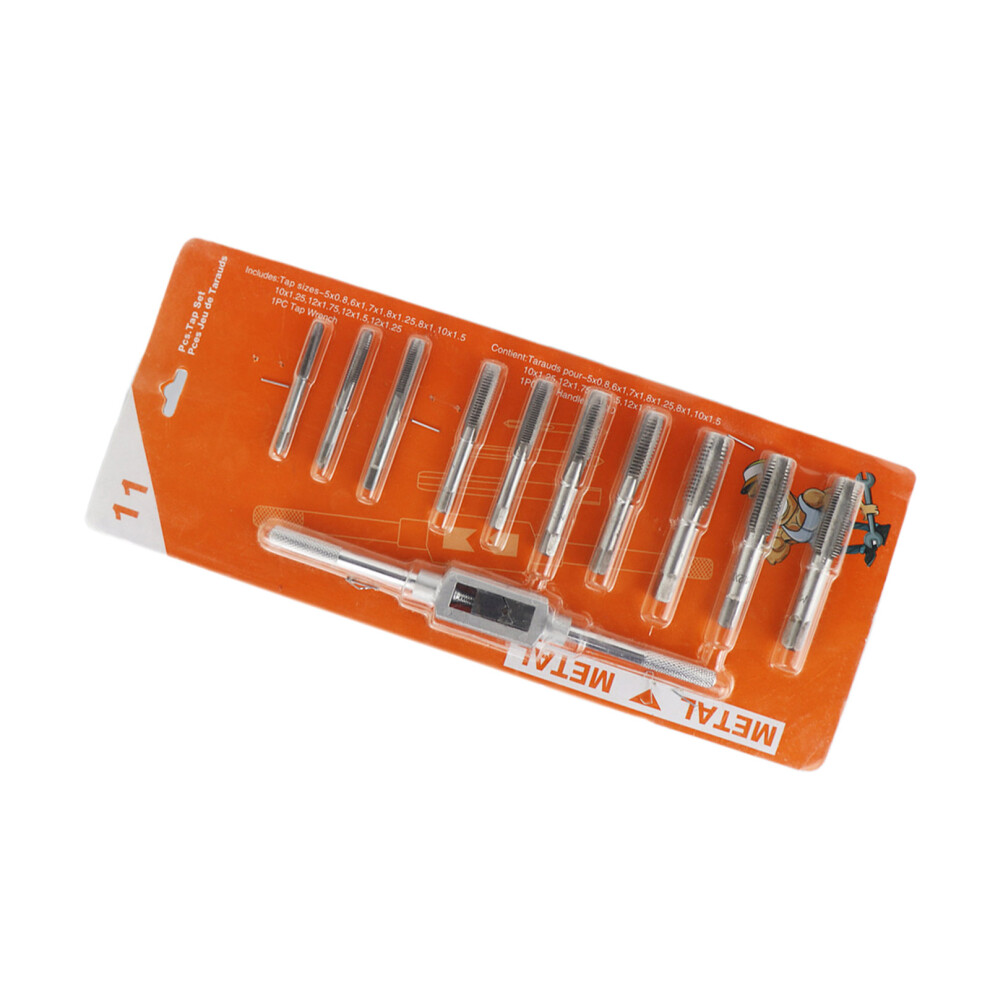 Comprehensive 11Pc Tap & Die Set Ergonomic-Tap Wrench Set 7754000324910
