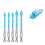 Four Edge Saw Tooth Eccentric Drill Bit-6mm6mm8mm8mm10mm10mm 4