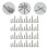 300 vis autotaraudeuses, cheveux courts 2