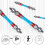 High Strength Magnetic Screwdriver Tip-65mm five piece set 6