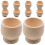 30 Empty Hand-Paintable Wooden Egg Holders for DIY Projects 1