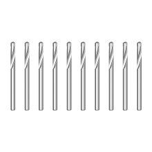 10Pcs Stainless Steel Round Shank Twist Drill Bit Round-4.2MM