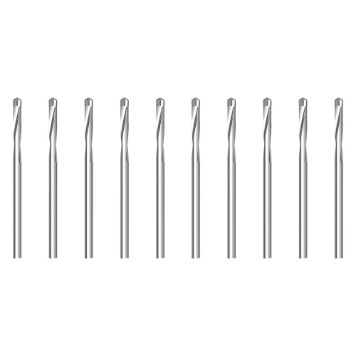 10Pcs Round Shank Drill Bit HSS Round Shank Twist Drill Bit-3MM