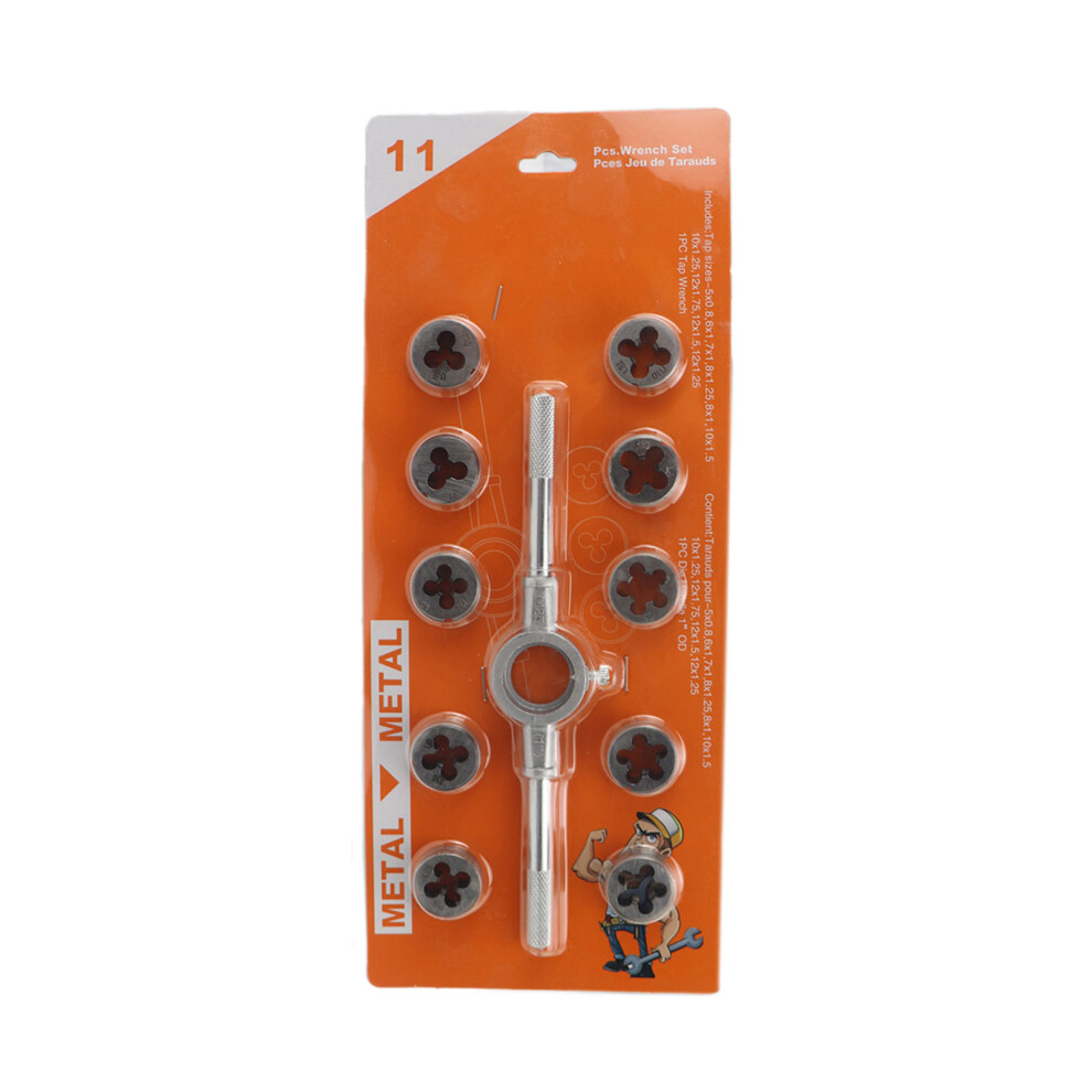 11Piece Tap and Die Set for Mechanical-Round die wrench set-image-OPC-PMXJGZC-NEW