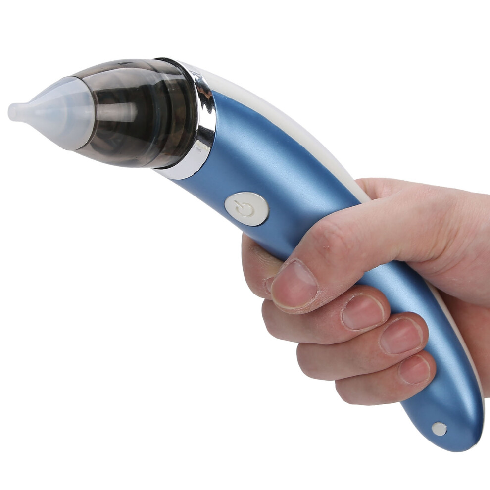 Baby Nose Cleaner Electric Aspirator Infant Nasal Snot Suction Device Blue