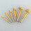 3 Flute 90 Degree HSS Chamfering Tool Bit for Metal-6 piece set 2