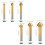 3 Flute 90 Degree HSS Chamfering Tool Bit for Metal-6 piece set 7