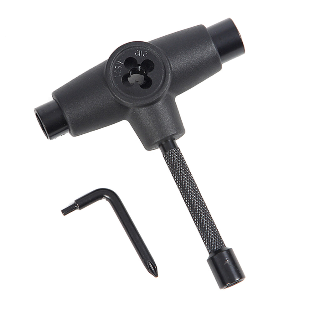 Skates Tool Skateboards T Tool Socket Wrench For-Black 7754000325894