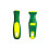 Pack of 5 Plastic File Handles Rectangular Hole-12 inches 2