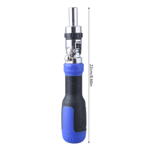 Small Ratchet Screwdriver Set Flat Head Hexgonal Bits 1