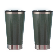 Vakuumisolerad resemugg, elegant, tålig design, rostfritt stålmugg med lock, pulverlackerad, håller drycker kalla i upp till 9 timmar, varm i 3