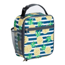 Bolsa térmica para almoço em tecido Oxford, ideal para piqueniques e passeios de um dia inteiro, com isolamento térmico reforçado.