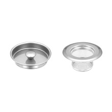 Copertura di scarico in rete di acciaio inossidabile per lavello da cucina, filtro anti-intasamento con bordo largo antiruggine, durevole e facile da