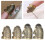 Brass Sewing Fingertip Thimble Adjustable Anti-Slip Protector (015 M S) 8