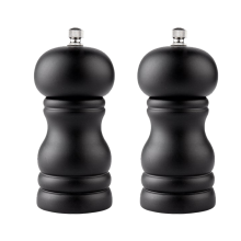 Manuelle Pfeffermühle mit Edelstahldichtung, Salzmühle mit verstellbarem Keramikrotor, nachfüllbare Gewürzmühle mit benutzerfreundlichem Design,