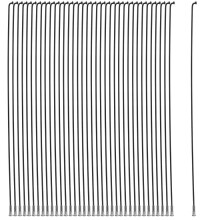 36 stalen J-Bend spaken van 14G met bouten, 289 mm