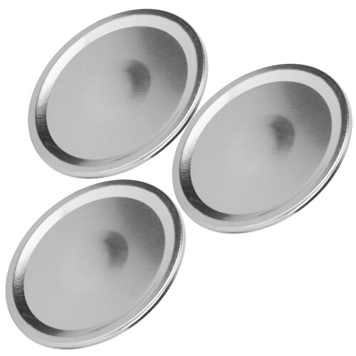 Καπάκια για βάζα Mason, Χρυσά, Σετ 24 Τεμαχίων, Κανονικό Πλατύ Στόμιο, Στεγανή 1