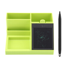 Innovativer Schreibtisch-Organizer fürs Homeoffice, Schreibtisch-Organizer mit abnehmbarem LCD-Schreibtablett, ergonomisches Design für stilvolles