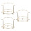 3pcs Crown Display Stand 2-Tier for Headband Storage 4
