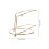 3pcs Crown Display Stand 2-Tier for Headband Storage 2