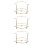3pcs Crown Display Stand 2-Tier for Headband Storage 5