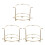 3pcs Crown Display Stand 2-Tier for Headband Storage 3