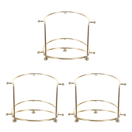 3pcs Crown Display Stand 2-Tier for Headband Storage 2